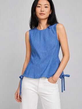 Derek Lam New York Sleeveless Peplum Top – Size 10 EUC